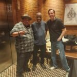 Victor Paz Jr posing with headliner comedian Jimmy JJ Walker
